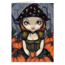 "A Pumpkin Gift" Greeting Card