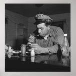 A Quick Bite: 1943 Print