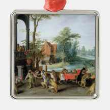 A Satire of the Folly of Tulip Mania Christmas Tree Ornament
