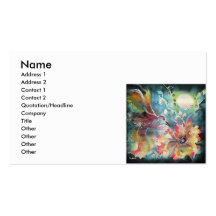 A Single Hummingbird Business Card Template