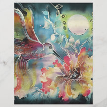A Single Hummingbird Flyers