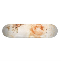 A sketch for Leonardo da Vinci's Last supper Skate Board Decks