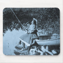 A Slight Nibble - Vintage 1906 Stereoview Mouse Pad