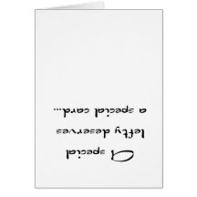 a special lefty deserves a special card