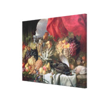 A Still Life of Game Birds and Numerous Fruits canvas prints