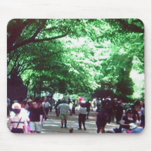 A summer day in Central Park, mousepad
