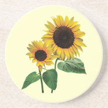 A Sunflower Mummy's Love Drink Coaster