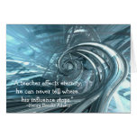"A teacher affects eternity" Note Cards
