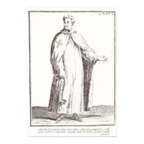 A Templar in his habit: white with a plain posters