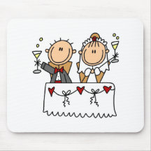 A Toast To The Bride And Groom Mousepad