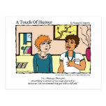 "A Touch of Humour" Chill Pill Massage Comic Postcard