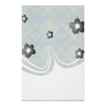 a touch of peacock damask design 2.ai custom stationery