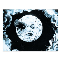 A Trip to the Moon Postcard