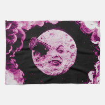 A Trip to the Moon (Purple Haze) Kitchen Towel