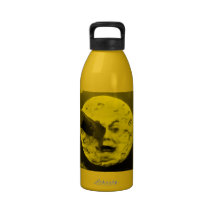 A Trip to the Moon Yellow Drinking Bottle