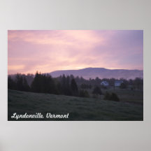 A Vermont Sunrise Posters