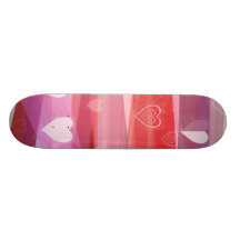 A Very Pink Valentine Skate Board