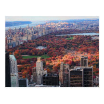 A view from above: Autumn in Central Park 01 Post Cards