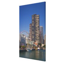 A view of Chicago's Navy Pier Gallery Wrapped Canvas