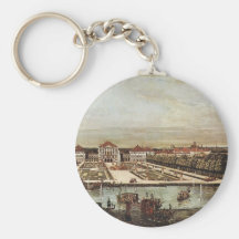 A View Of Munich Nymphenburg Castle Key Chain