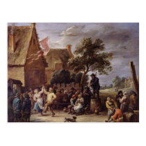 A Village Merrymaking postcards