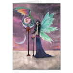 A Vivid Dream Fairy and Dragon Greeting Card