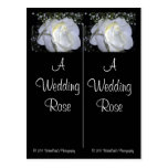 A Wedding Rose Bookmarks Postcard