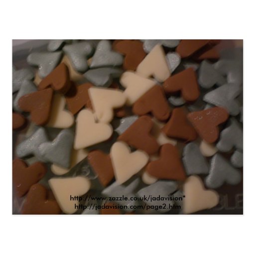 A whole lot of hearts postcard