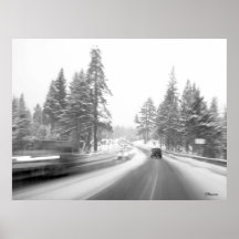 A winter day print