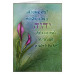 A Womans Heart - Calla Lily Cards