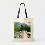 A wooden bridge in Grand Teton National Park. Canvas Bag