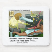 Aardvark Dentistry Funny Gifts & Collectibles Mouse Mats
