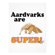 aardvarks are super personalised announcement