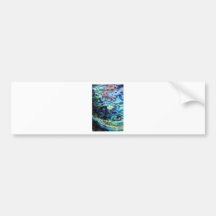 Abalone paua shell bumper stickers