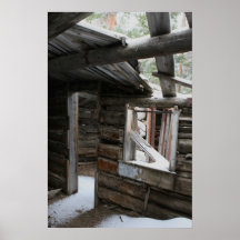 Abandoned Log Cabin, Colorado Print