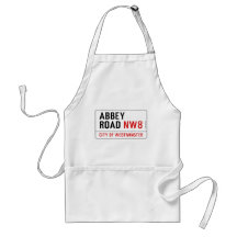Abbey Road Street Sign Apron