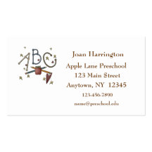 ABC Stars Teacher Business Card