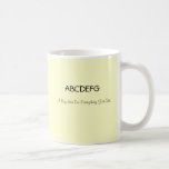 ABCDEFG Mug