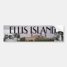 ABH Ellis Island Bumper Sticker