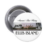 ABH Ellis Island Pinback Buttons