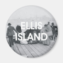 ABH Ellis Island Refrigerator Magnet