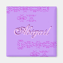 Abigail Designer Name IV Magnet