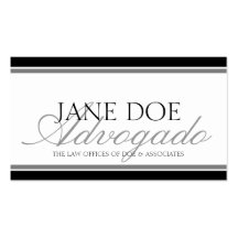 Abogado Advogado Business Card