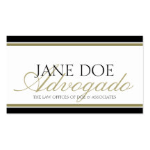 Abogado Advogado Business Card Templates