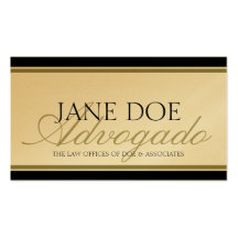 Abogado Advogado Business Cards