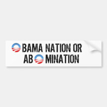 Abomination Bumper Sticker