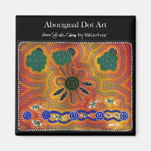 Aboriginal Artwork Refrigerator Magnets