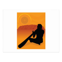 Aboriginal Silhouette Post Cards