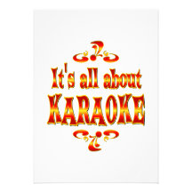 ABOUT KARAOKE PERSONALIZED ANNOUNCEMENT