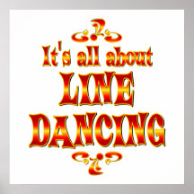 ABOUT LINE DANCING POSTER